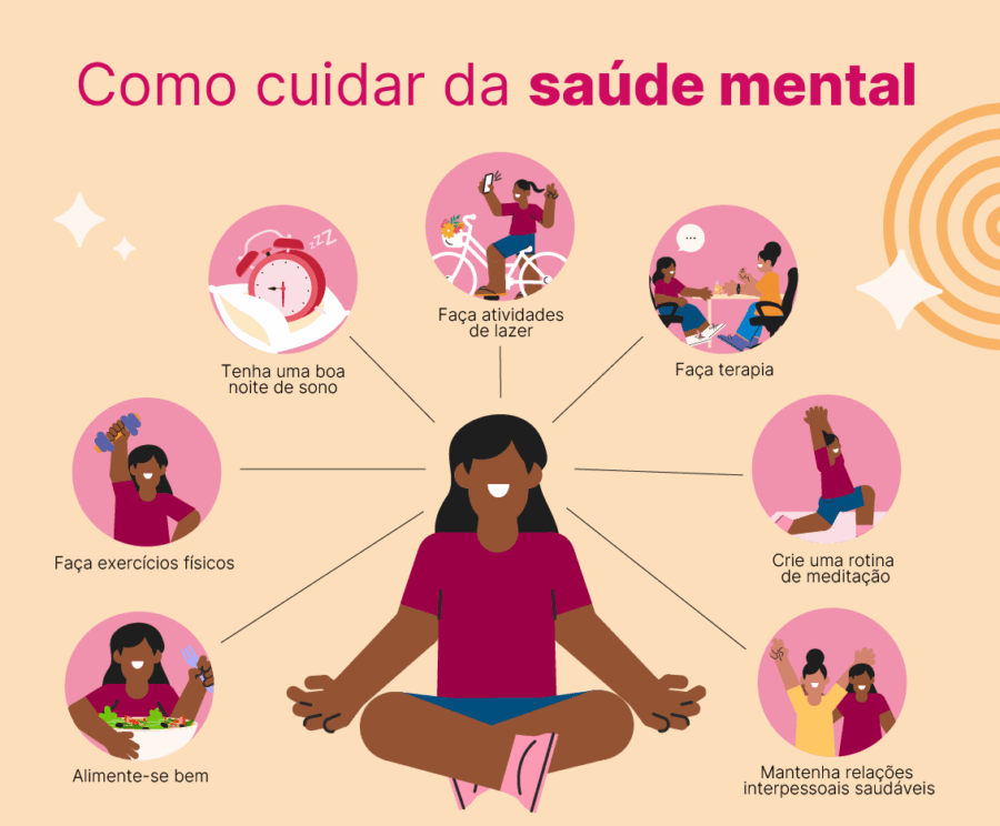 Maneiras simples de cuidar da saúde mental no dia a dia